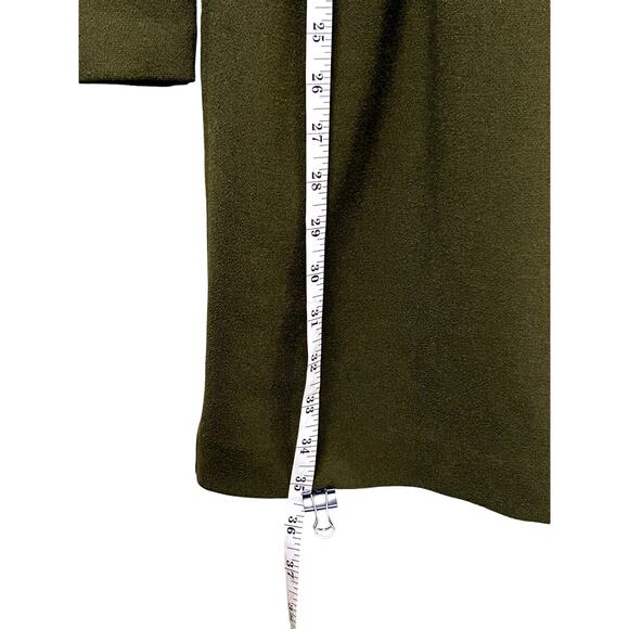 Runway Ultra Ray Crepe Transporter Nanette Lepore Dress in Olive - Picture 9 of 9